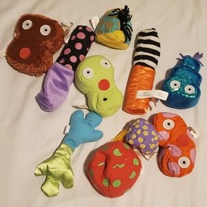 Kushies Baby Toys 10 pieces- Like New at Good Price-Barely used